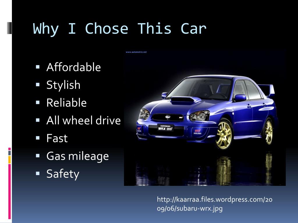 PPT - MY dream car: Subaru wrx sti PowerPoint Presentation, free ...