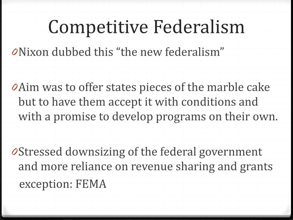 Competitive Federalism Involves Tax Rebates