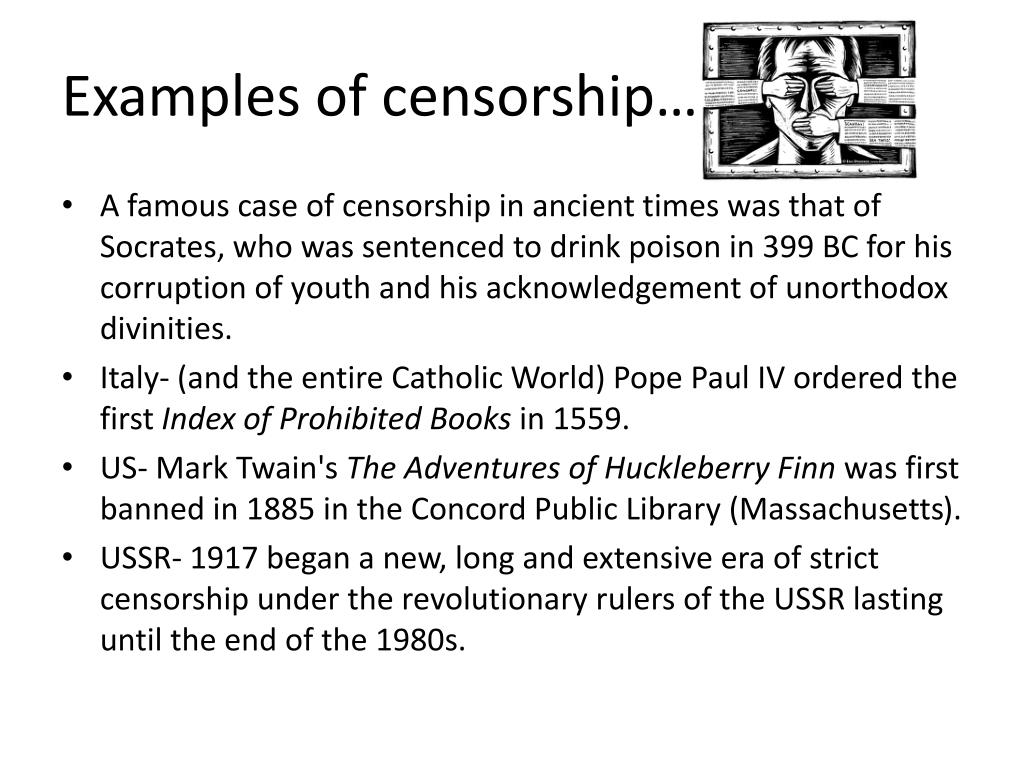Ppt censorship powerpoint presentation free download id 2181020