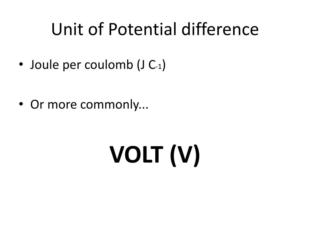 PPT Potential Difference PowerPoint Presentation, free download ID