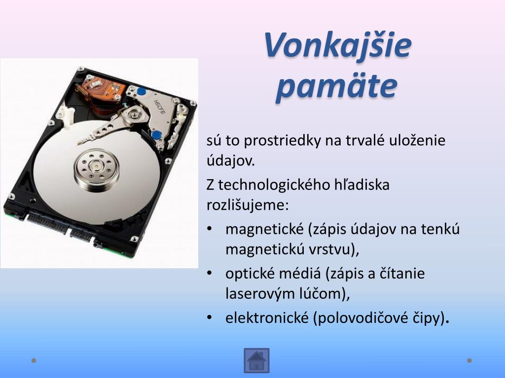 PPT - Pamäte počítača PowerPoint Presentation, free download - ID:2182728