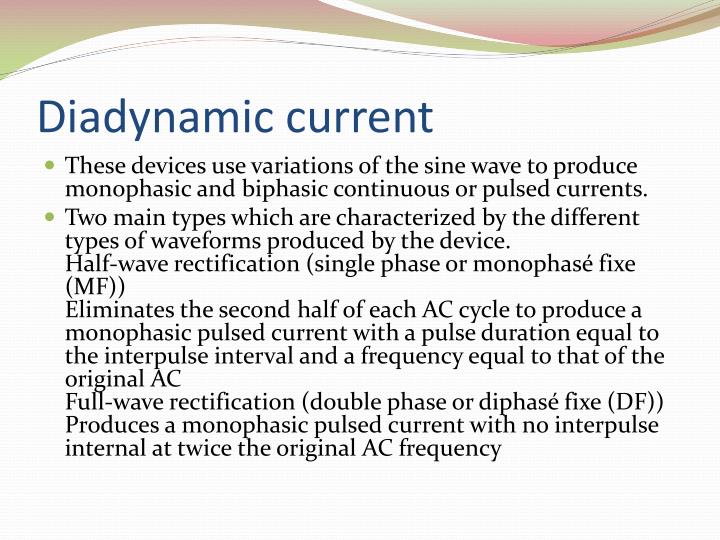 diadynamic current