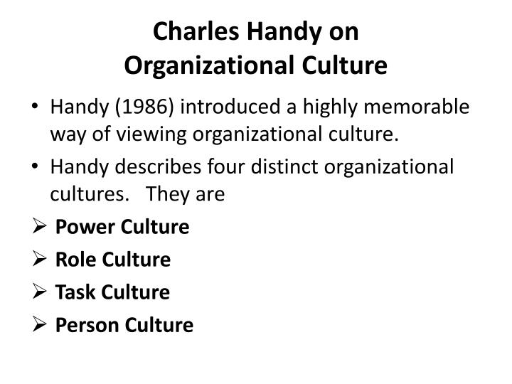 charles handy culture