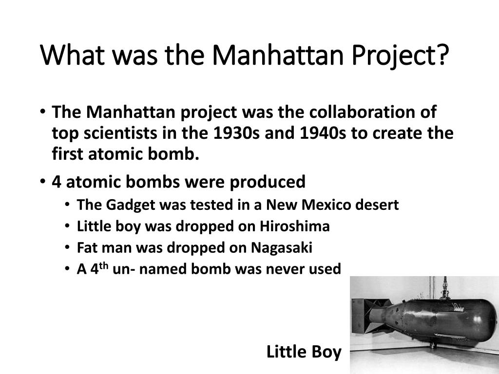 manhattan project research paper