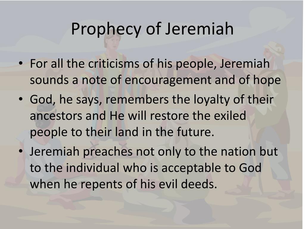 Ppt Jeremiah Prophet Of Judgment And Of Hope The Jewish Exile