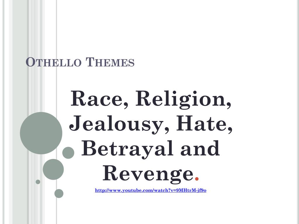 Theme Of Jealousy And Manipulation In Othello