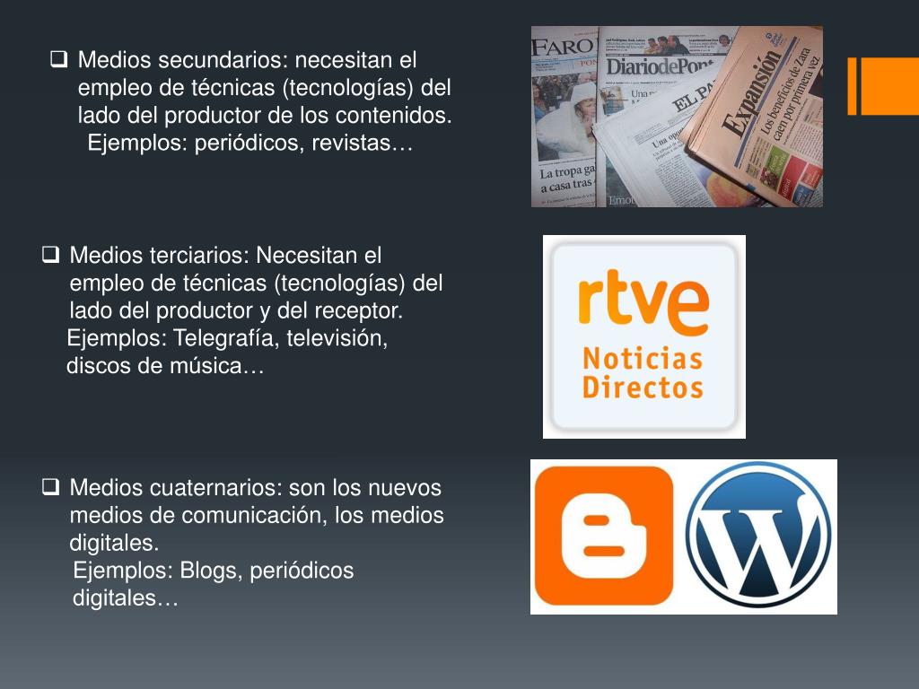 PPT - LOS MEDIOS DE COMUNICACIÓN PowerPoint Presentation, free download -  ID:2185403