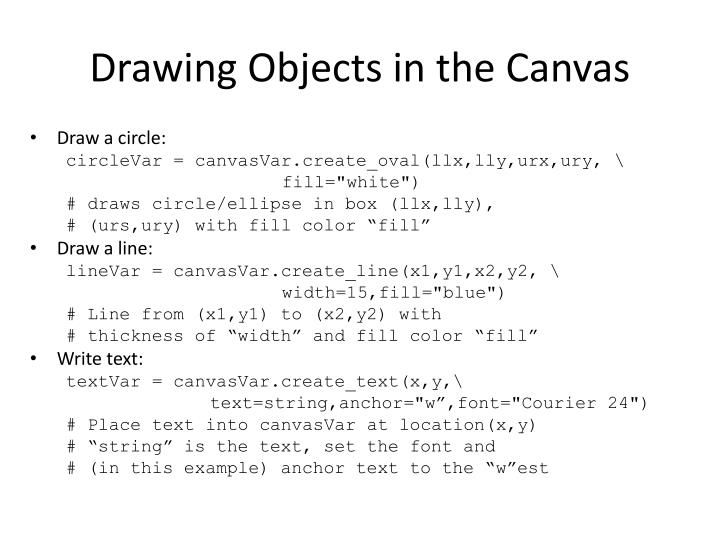 Drawing Lines With Tkinter : Ppt tkinter basics powerpoint presentation id