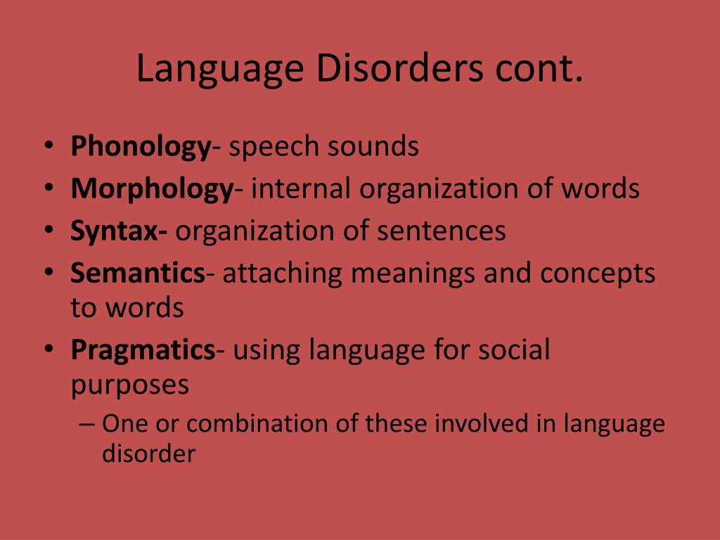 PPT - Communication Disorders PowerPoint Presentation, free download ...