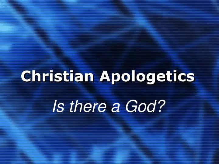 christian apologetics n.