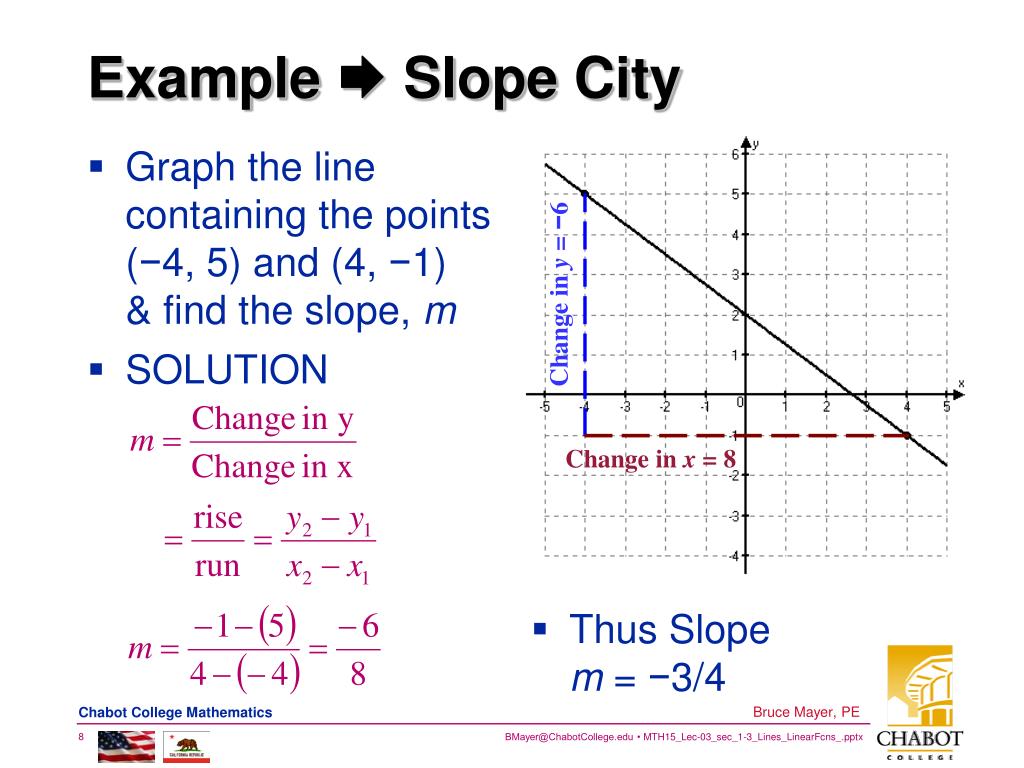 PPT - Lines & Linear Functions in Mathematics PowerPoint Presentation ...