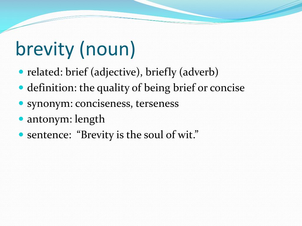 Concise Synonym
