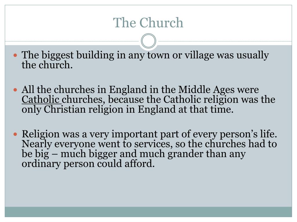 PPT Why Was The Church So Important In The Middle Ages PowerPoint 