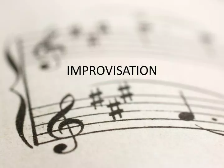 improvisation n.