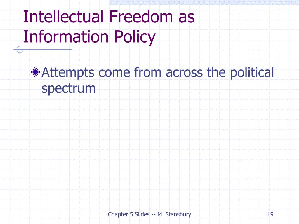 intellectual freedom definition intellectual freedom definition