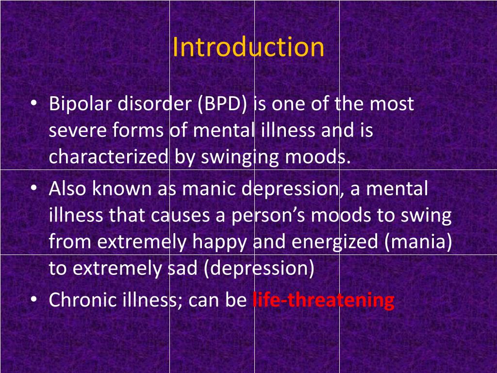 case study bipolar affective disorder