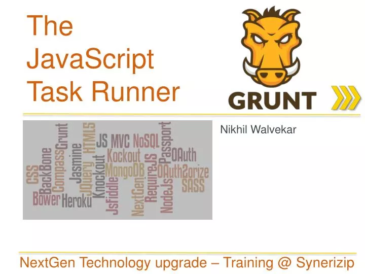 PPT - The JavaScript Task Runner PowerPoint Presentation, free download ...