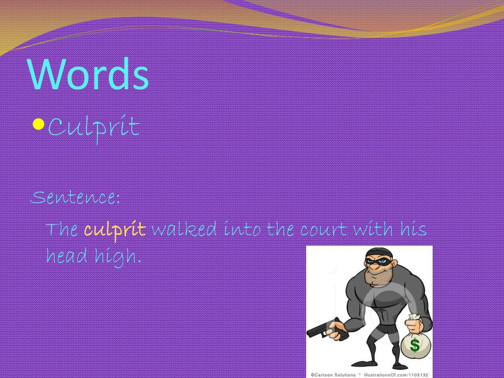 PPT - Understanding Culpability: Definitions and Use Cases PowerPoint ...