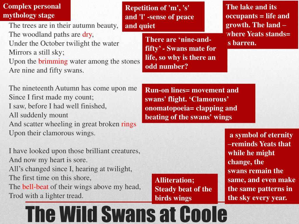 yeats the wild swans at coole analysis
