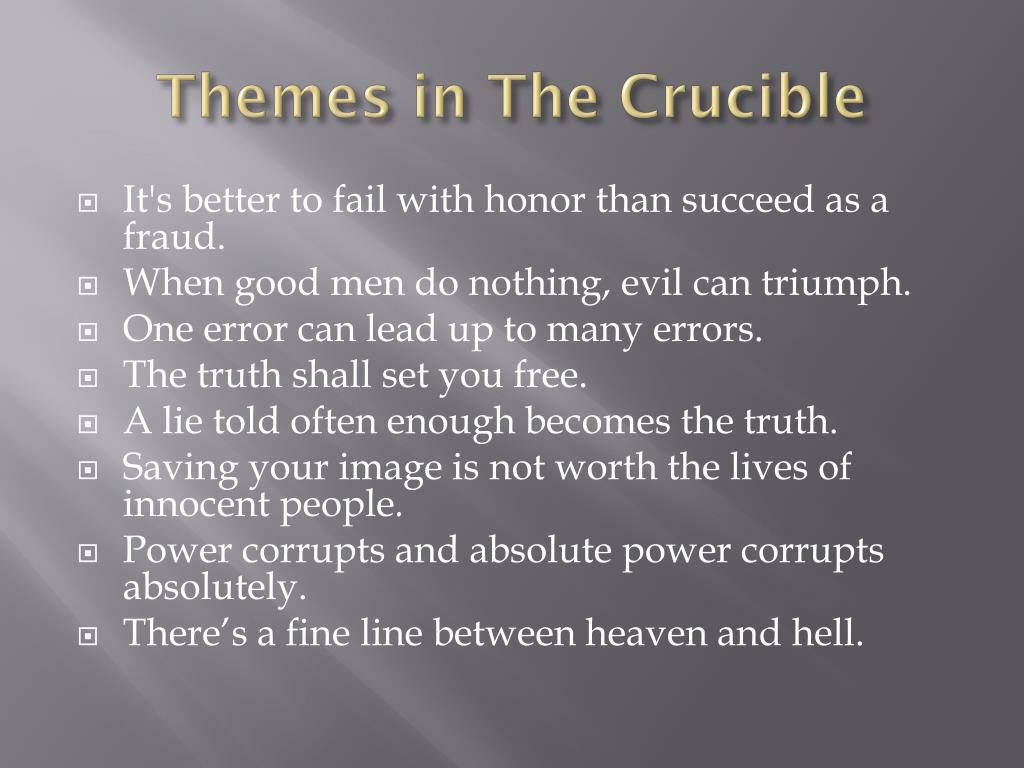 PPT - The Crucible by Arthur Miller PowerPoint Presentation, free ...