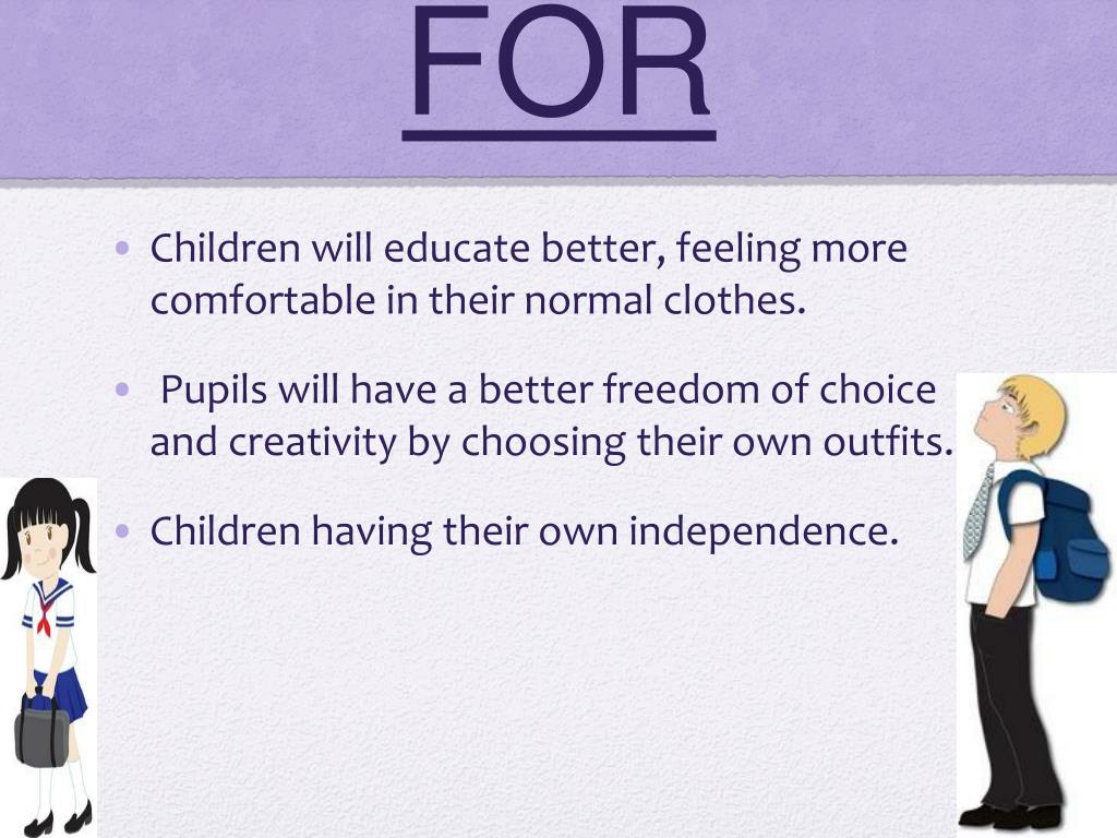 speech on why school uniform should be banned