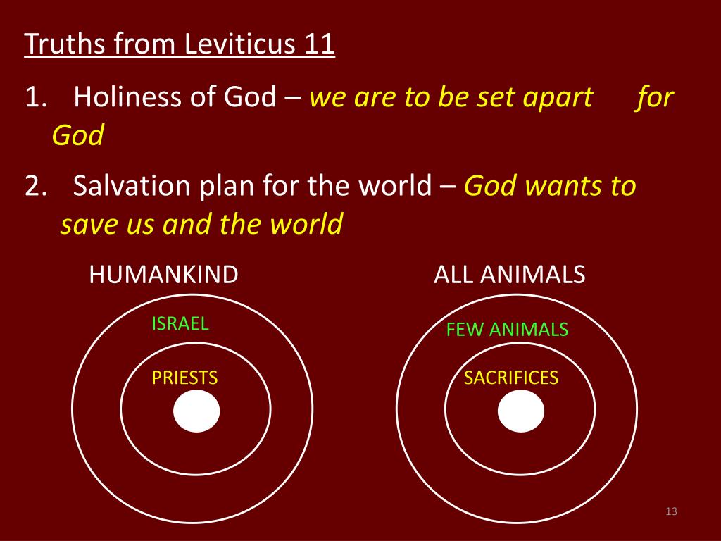 PPT - Leviticus 11 Forbidden Foods PowerPoint Presentation, Free ...