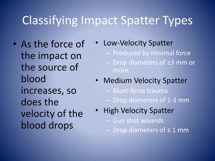 PPT - Bloodstain Pattern Analysis PowerPoint Presentation - ID:2193218