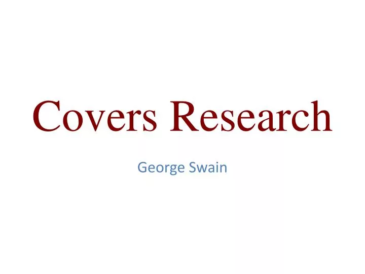covers research n.