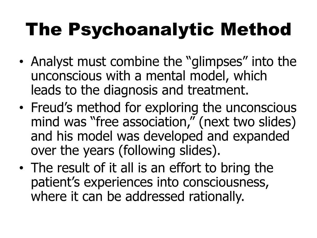 Ppt Freuds Psychoanalysis Beneath Consciousness - 