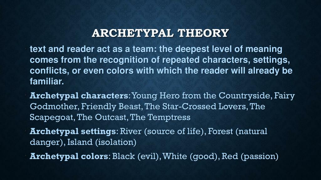archetypal theory essay