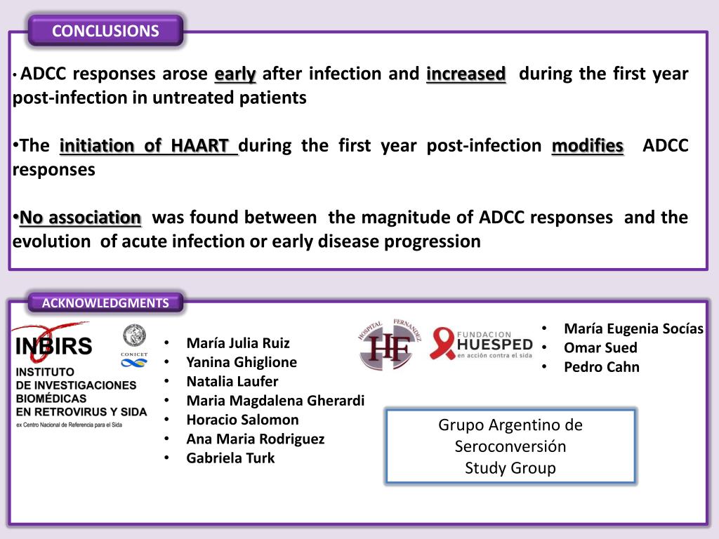 PPT - ADCC responses arising during acute/early HIV infection do not ...