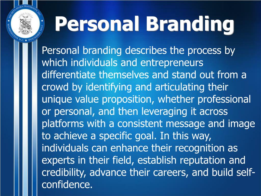 presentation on personal branding