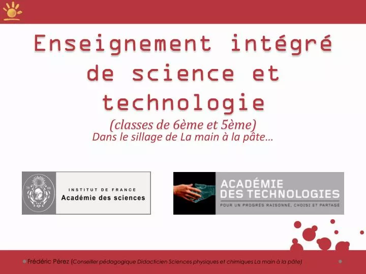 Ppt Enseignement Integre De Science Et Technologie Classes De 6eme Et 5eme Powerpoint Presentation Id Ppt Enseignement Integre De Science Et Technologie Classes De 6eme Et 5eme Powerpoint Presentation Id