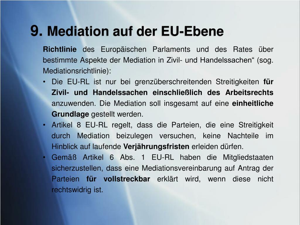 PPT - Deutsch-Tschechisches Mediations- und Schiedszentrum der VTUD e.V ...
