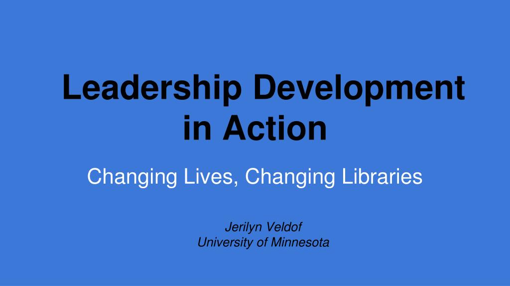 PPT - Leadership Development in Action PowerPoint Presentation, free ...