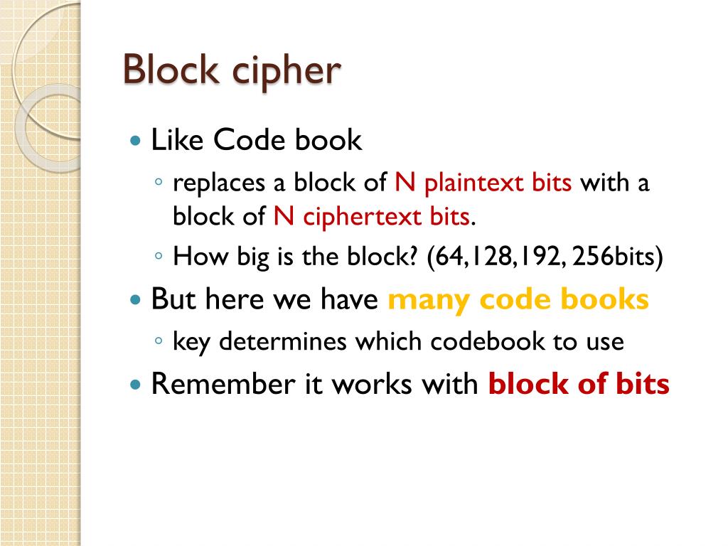 PPT - Cryptography Continued… PowerPoint Presentation, Free Download ...