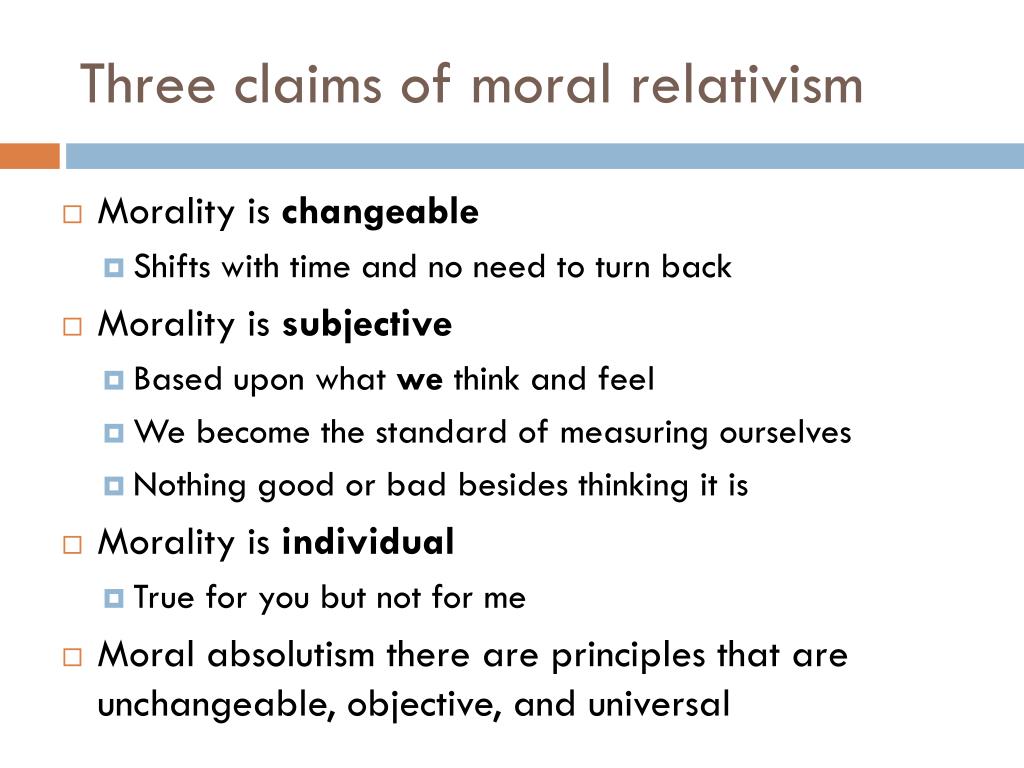 moral relativism meaning essay