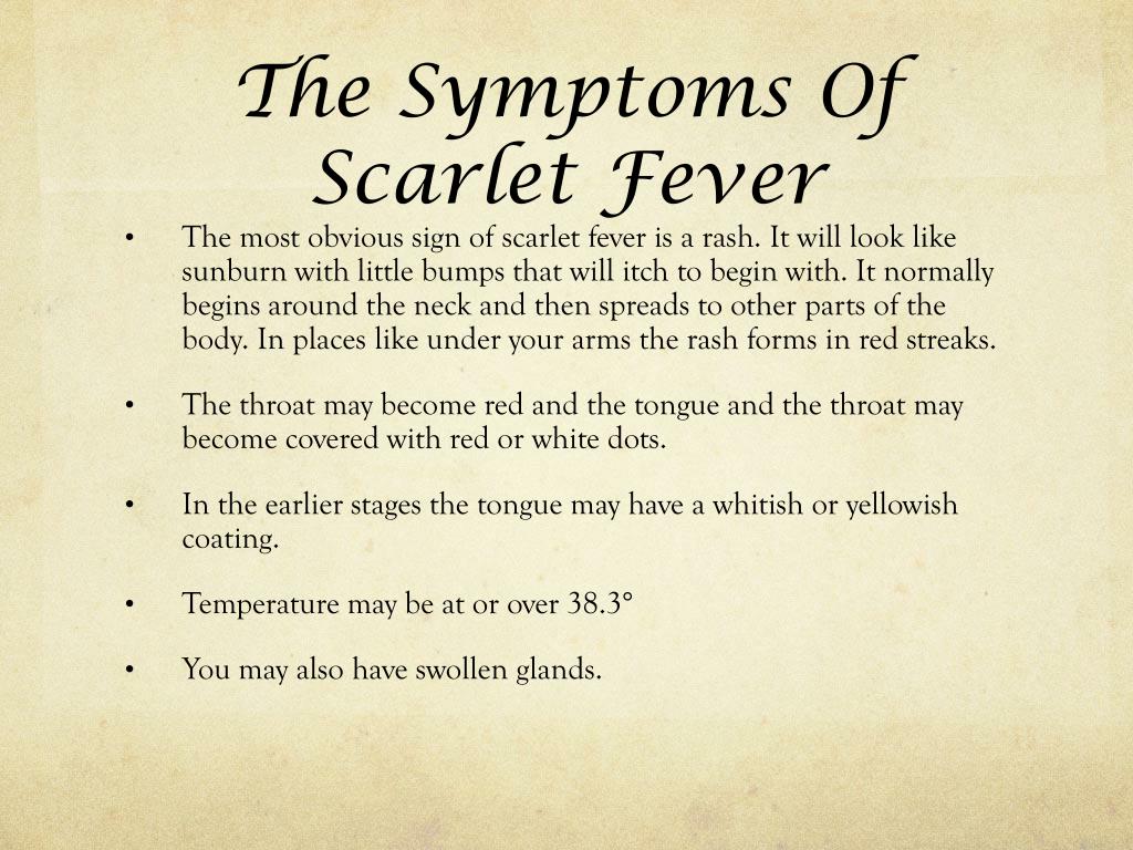 Ppt Scarlet Fever Powerpoint Presentation Free Download Id2201051