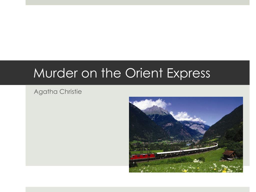 the murder on the orient express sparknotes