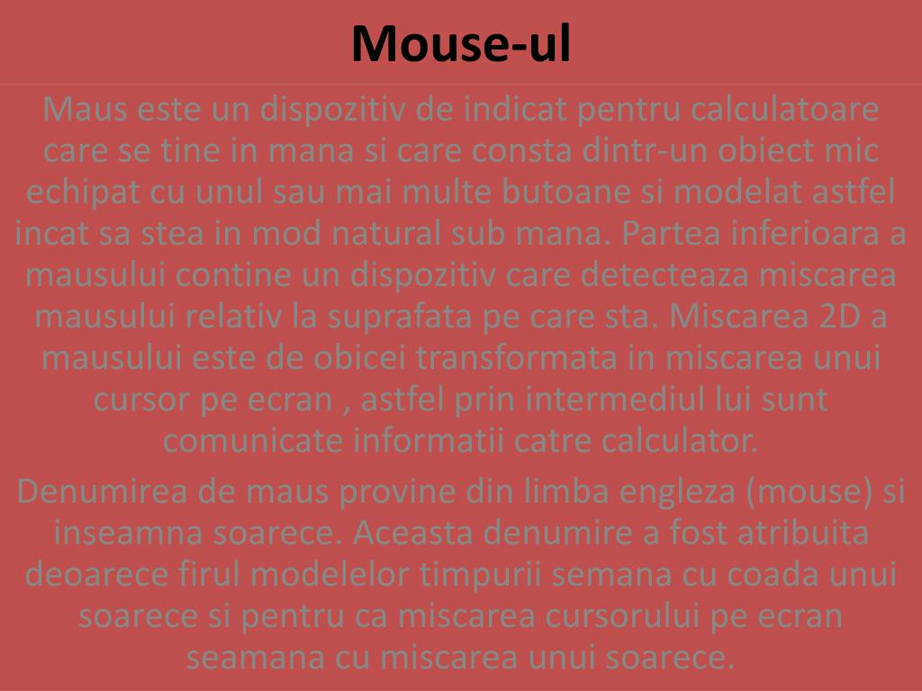 PPT - Mouse- ul PowerPoint Presentation - ID:2201768