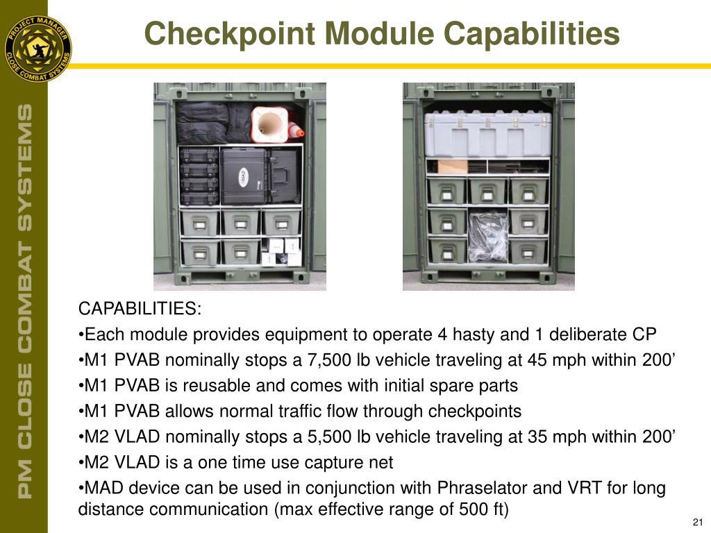 Checkpoint Module Interface Adapter PPT - Project Officer: Mr. Frank Altamura/973-724-2783 frank.altamura ...