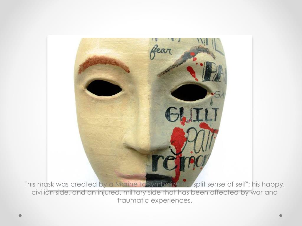 PPT - “Unmasking the Agony” – art therapy helps soldiers cope with ...