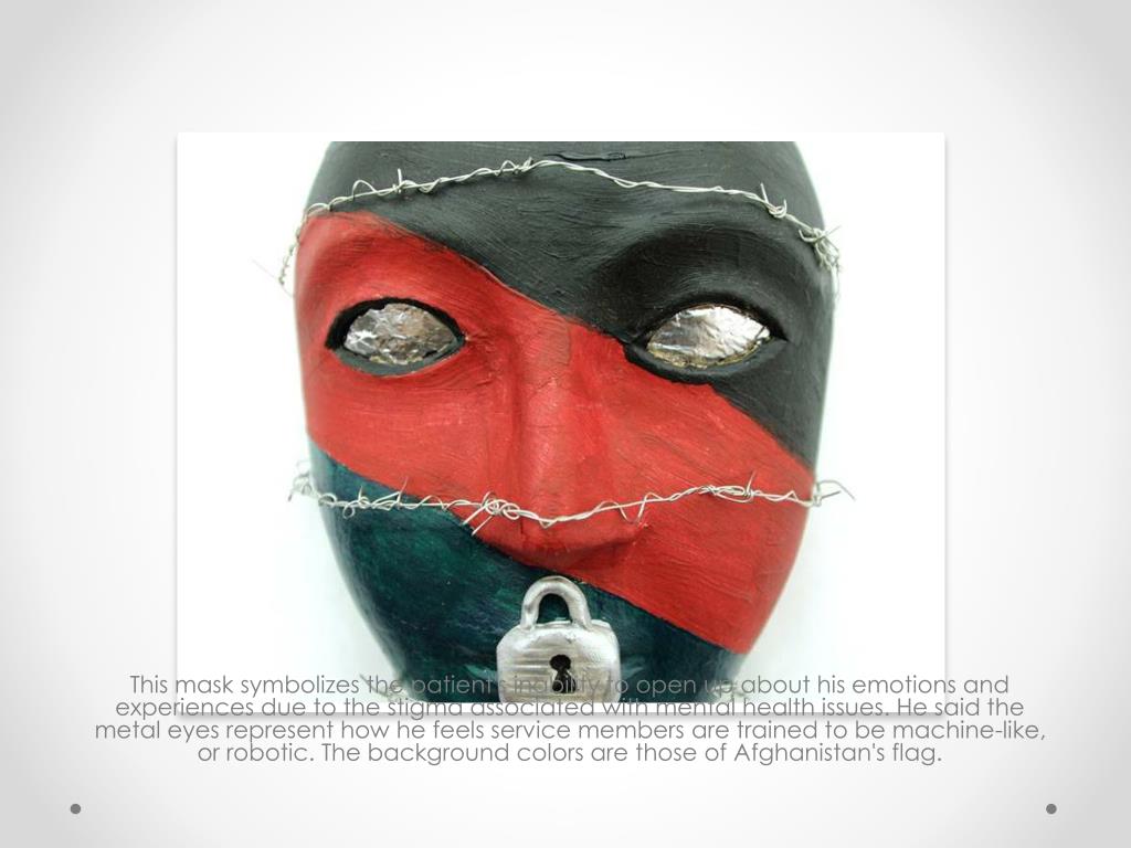 PPT - “Unmasking the Agony” – art therapy helps soldiers cope with ...