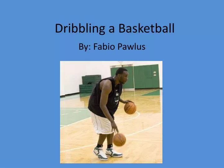 thesis about dribbling