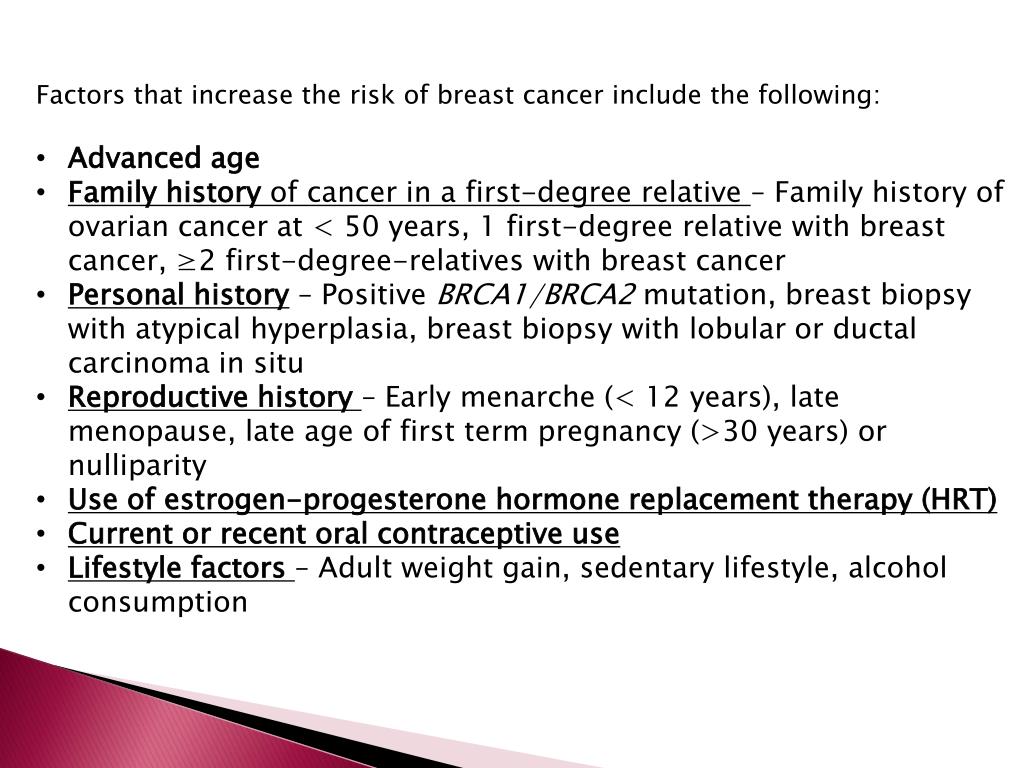 PPT - Breast Cancer Risk Factors PowerPoint Presentation, free download ...