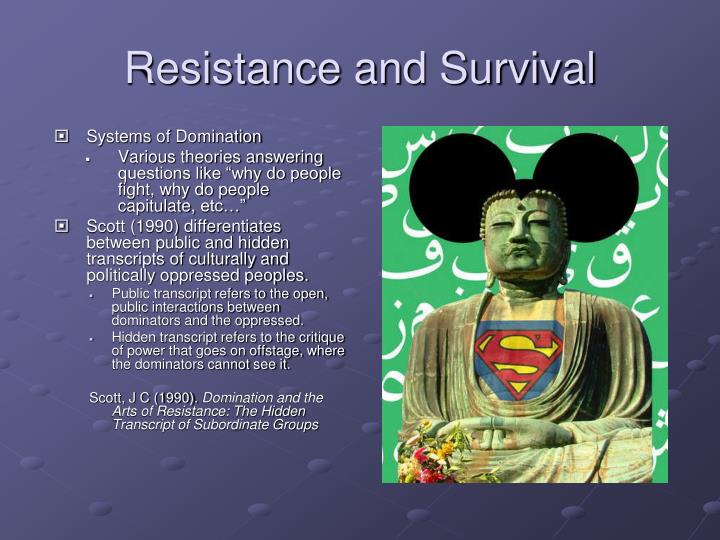 The arts domination hidden resistance transcript intelligible message Authoritative point arts domination hidden resistance transcript consider, that