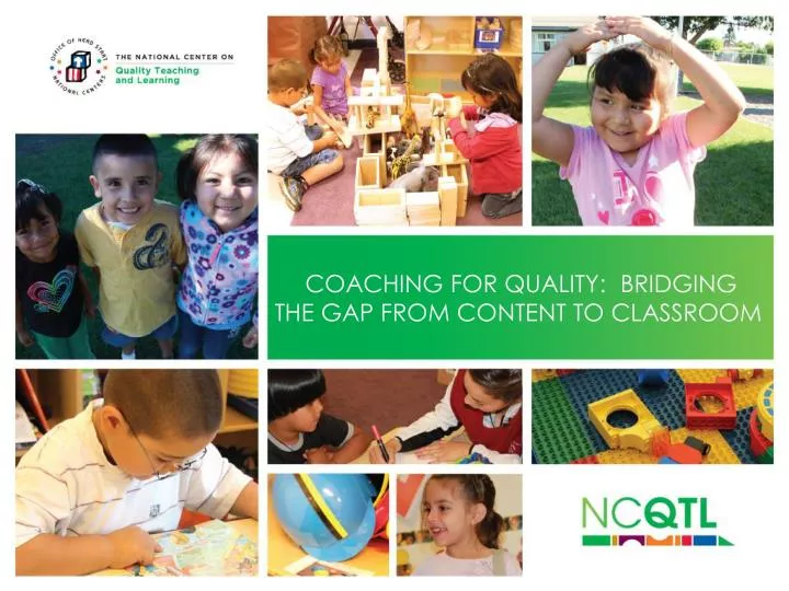 coaching for quality bridging the gap from content to classroom n.