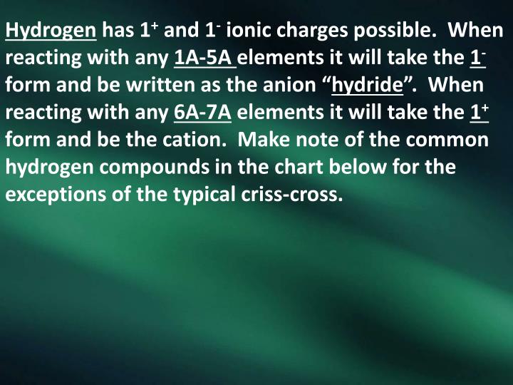 ppt hydrides and oxides notes powerpoint presentation id 2204459 hydrogen compounds