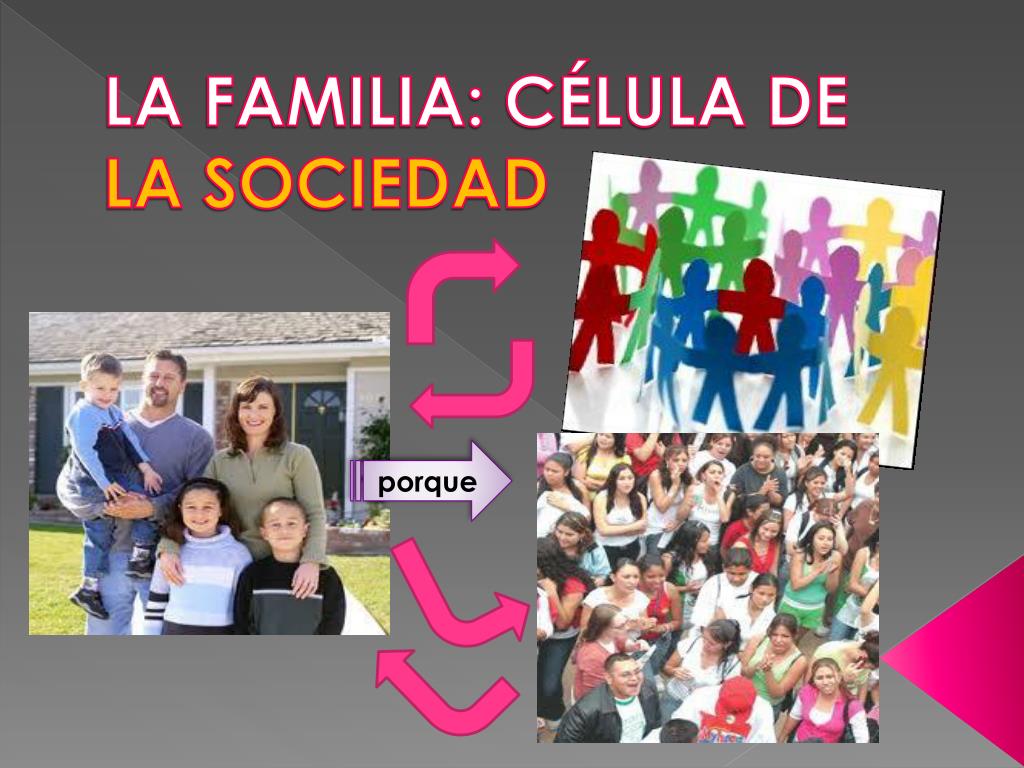 PPT LA FAMILIA CÉLULA DE LA SOCIEDAD PowerPoint
