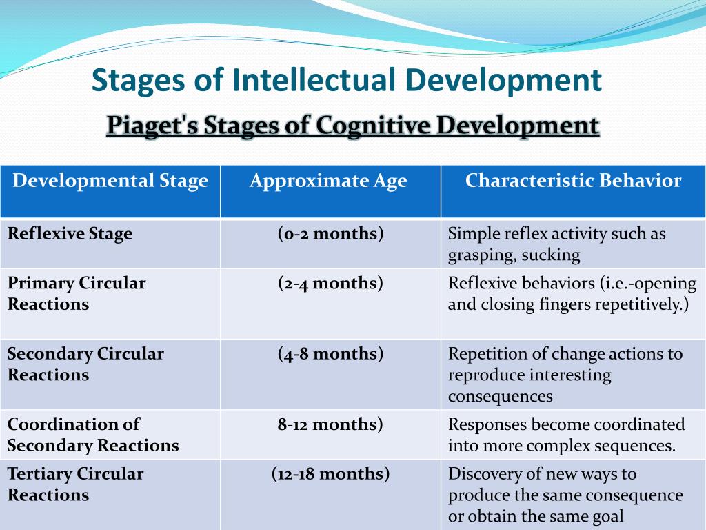 Piagets Stages Of Child Development